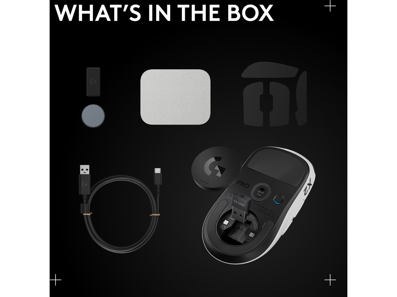 Logitech PRO X 2 SUPERSTRIKE trådlös gamingmus Gamingmus