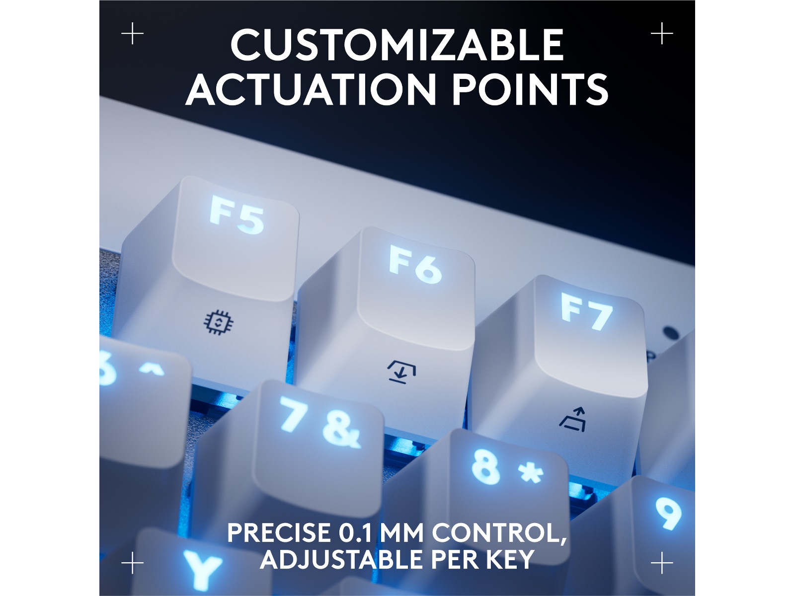 Logitech G Pro X TKL Rapid gamingtangentbord (vit) Gamingtangentbord