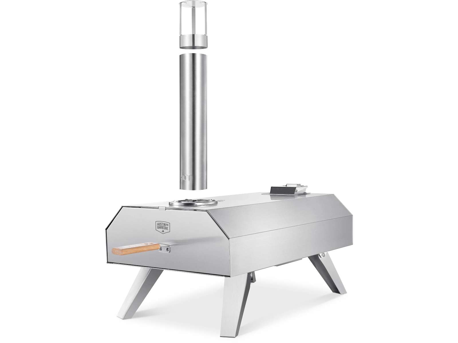 Austin and Barbeque Pizza pelletseldad pizzaugn 12" Pizzaugnar