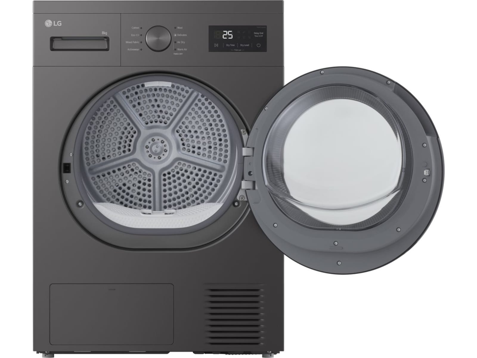 LG RHA1008NDK Torktumlare (mörk silver) Torktumlare