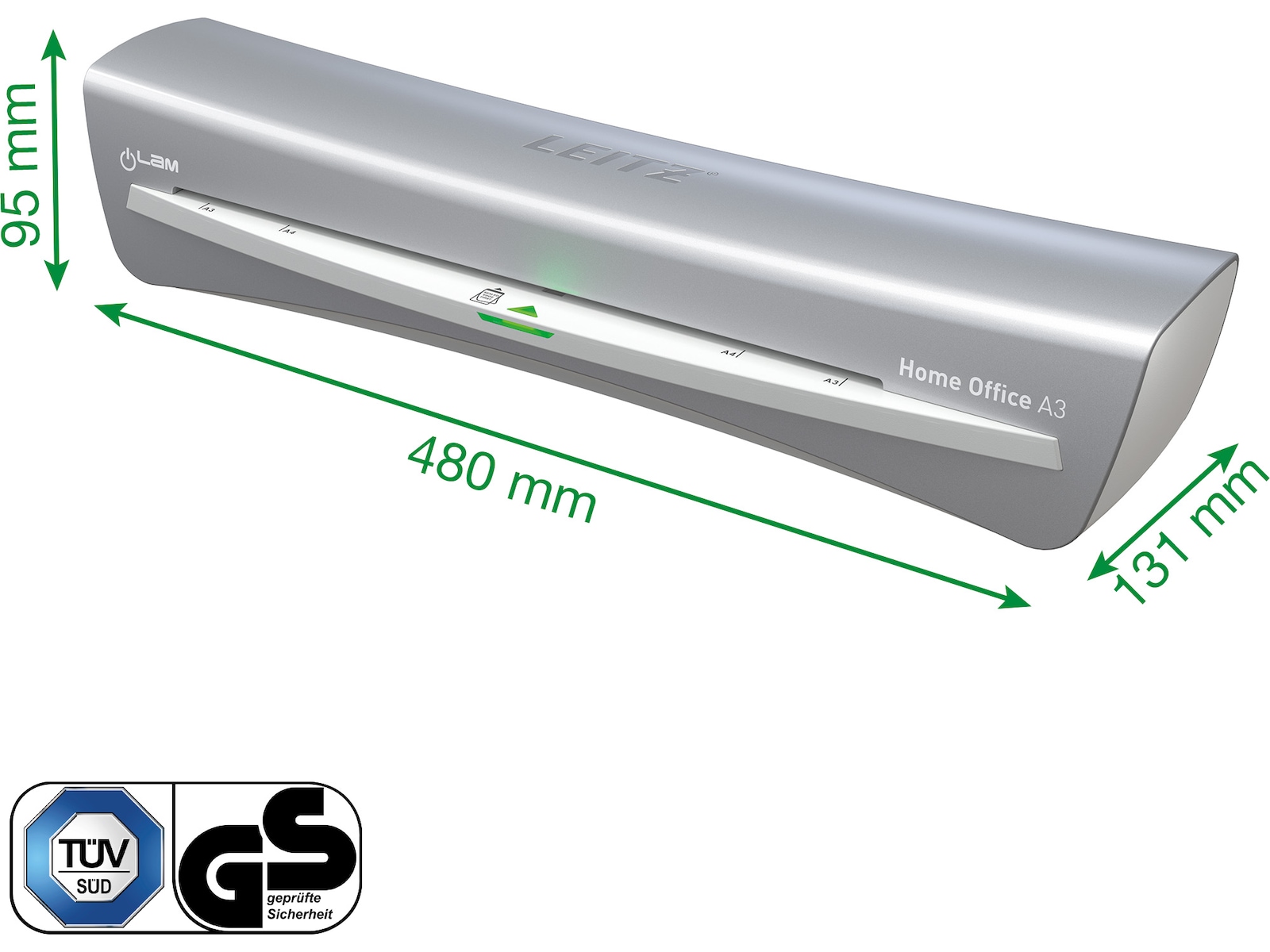 Leitz Lamineringsmaskin iLAM HOME Office A3 Laminatorer