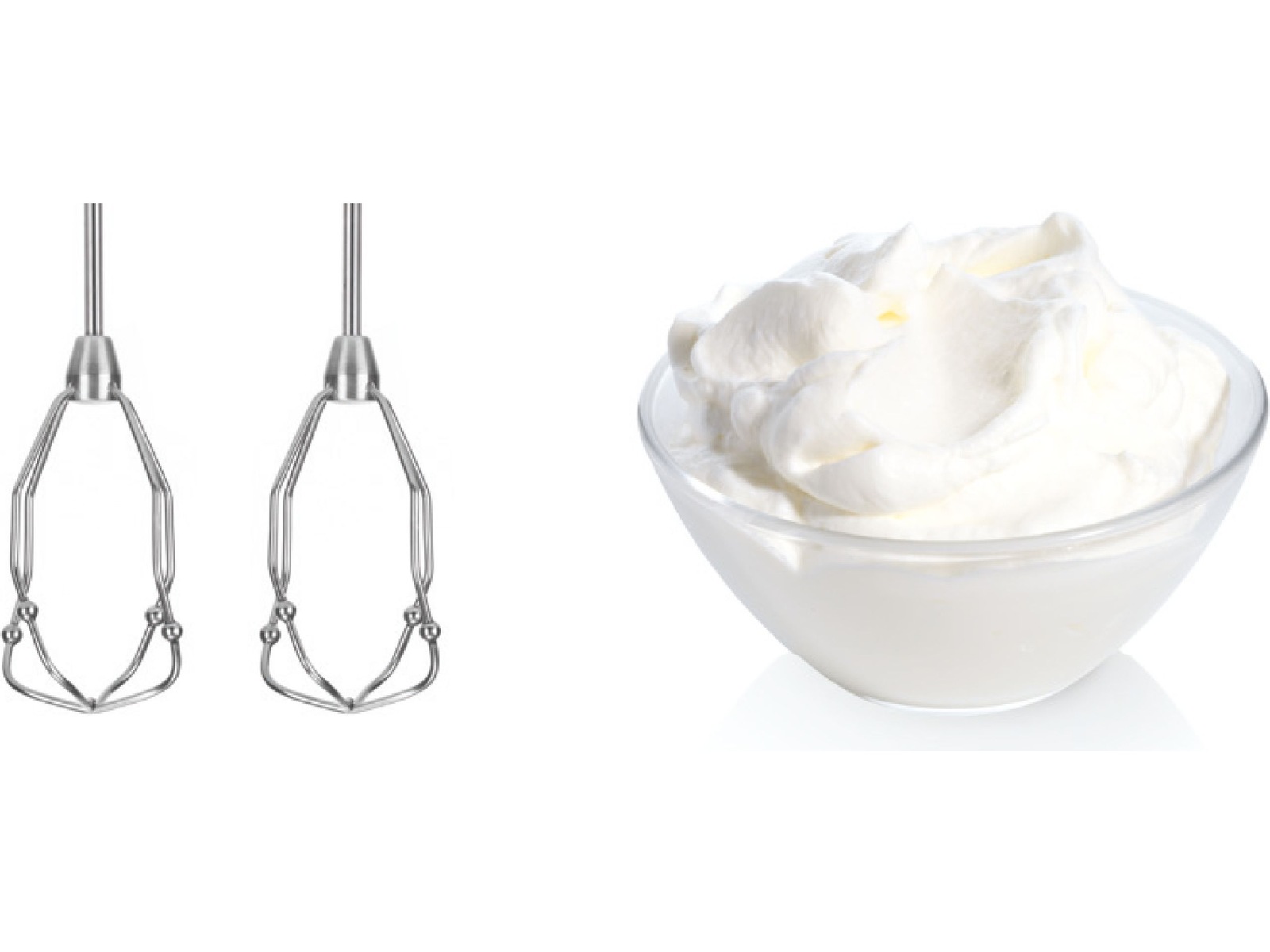 BOSCH MFQ40301 handmixer vanilj / silver Stavmixers & elvispar