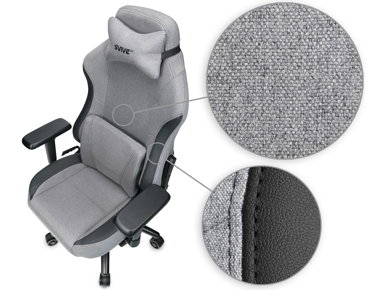 Svive Gemini gamingstol (mörk grå) Gamingstolar