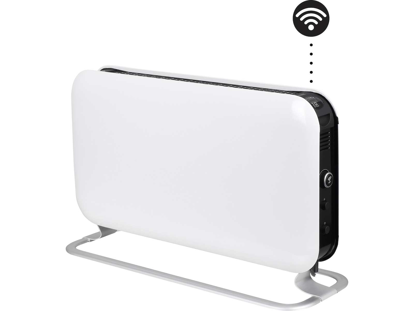 Mill WiFi golvelement 1200W (vit) Fristående element