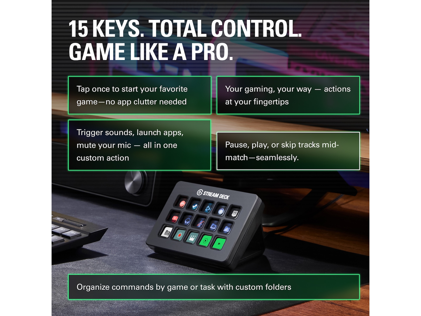 Elgato Stream Deck MK.2 Streaming tillbehör