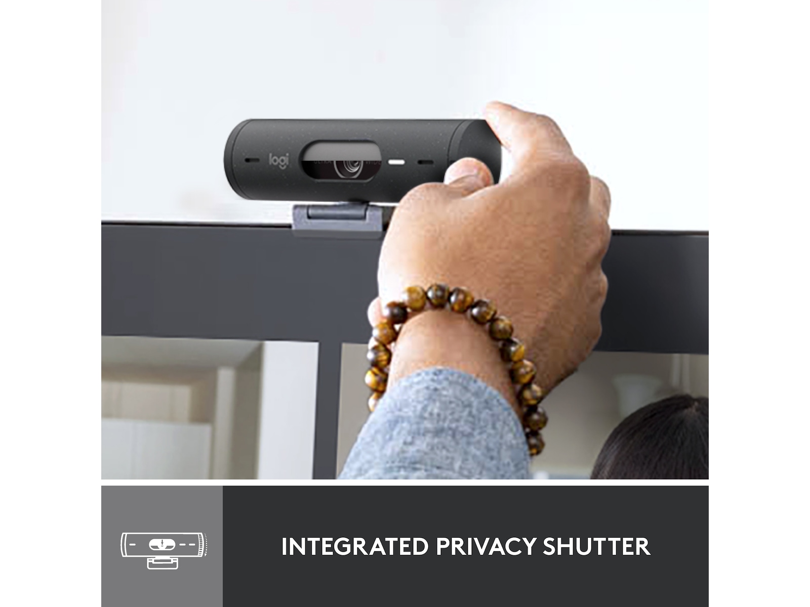 Logitech Brio 500 webbkamera (graphite) Webbkamera