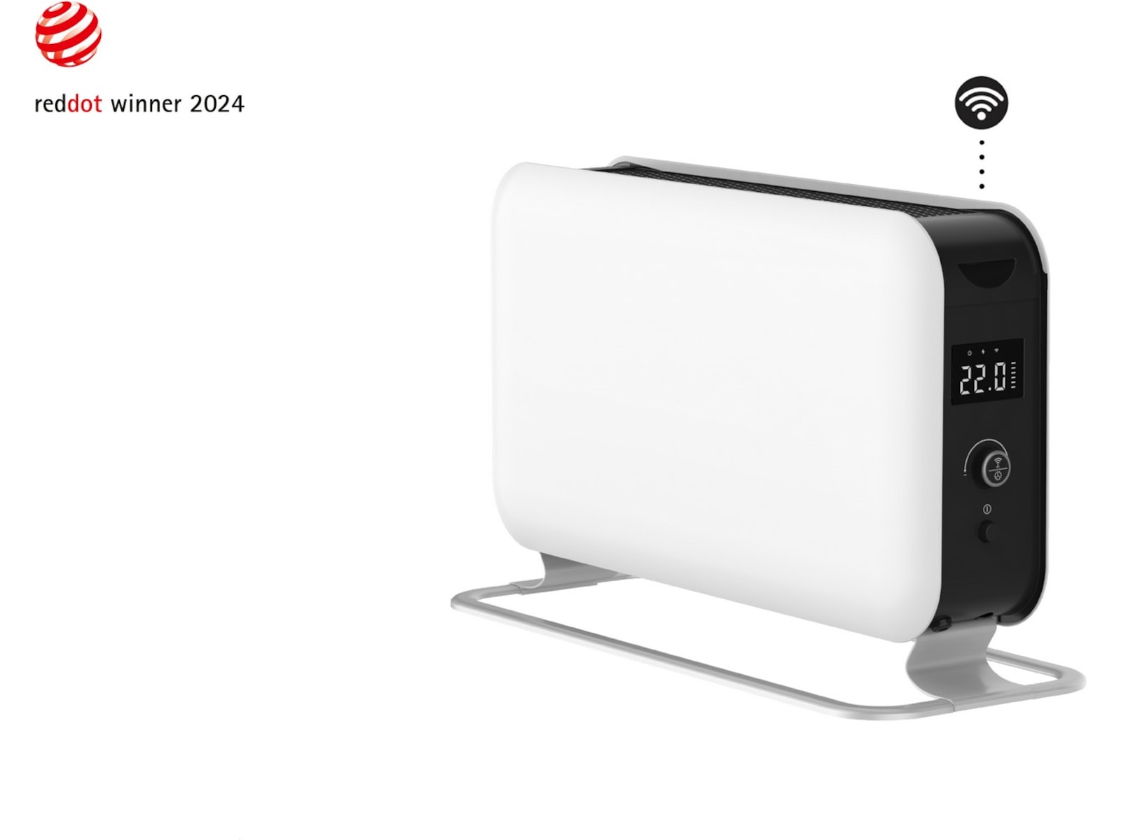 Mill Max WiFi golvelement 1500W (vit) Fristående element