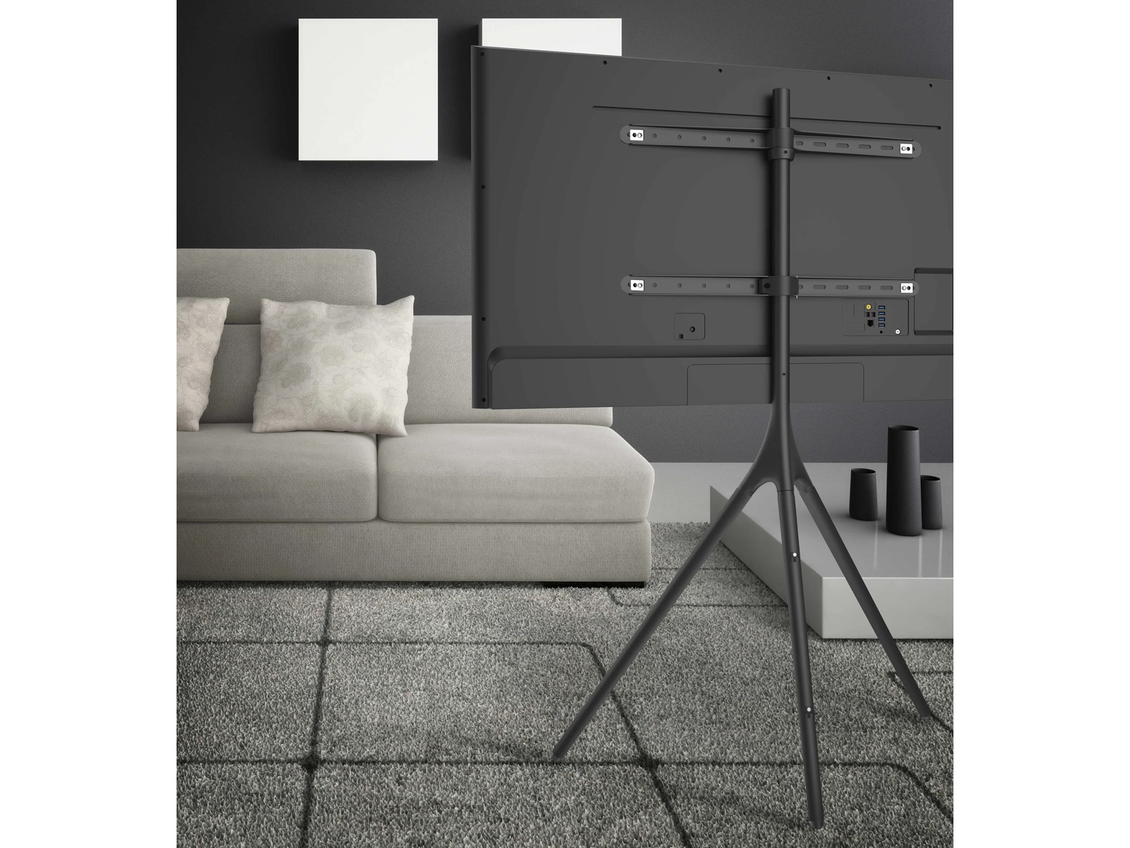 Andersson ATS golvstativ TV 32-65" (svart) Väggfäste & TV-stativ