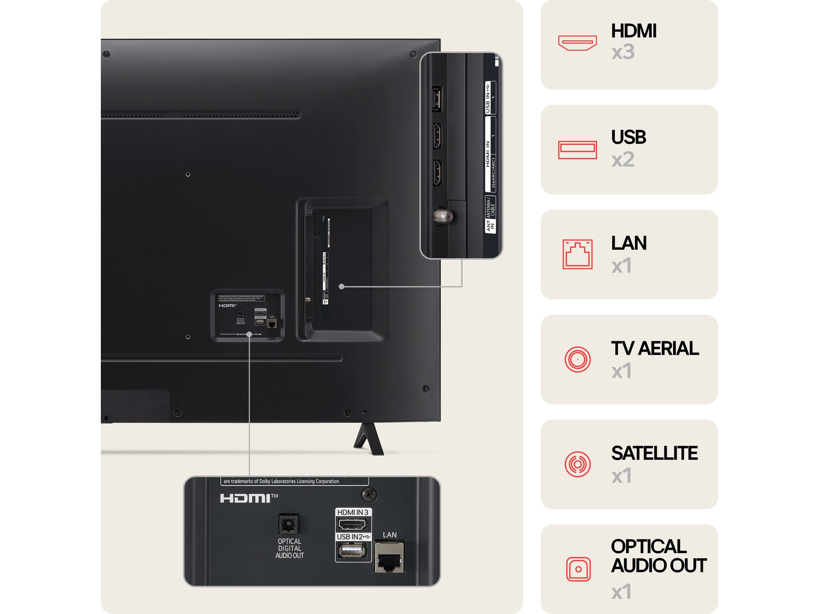 LG 50'' NANO 81 4K TV (2024) 50NANO81T6A 50 - 59 tums TV