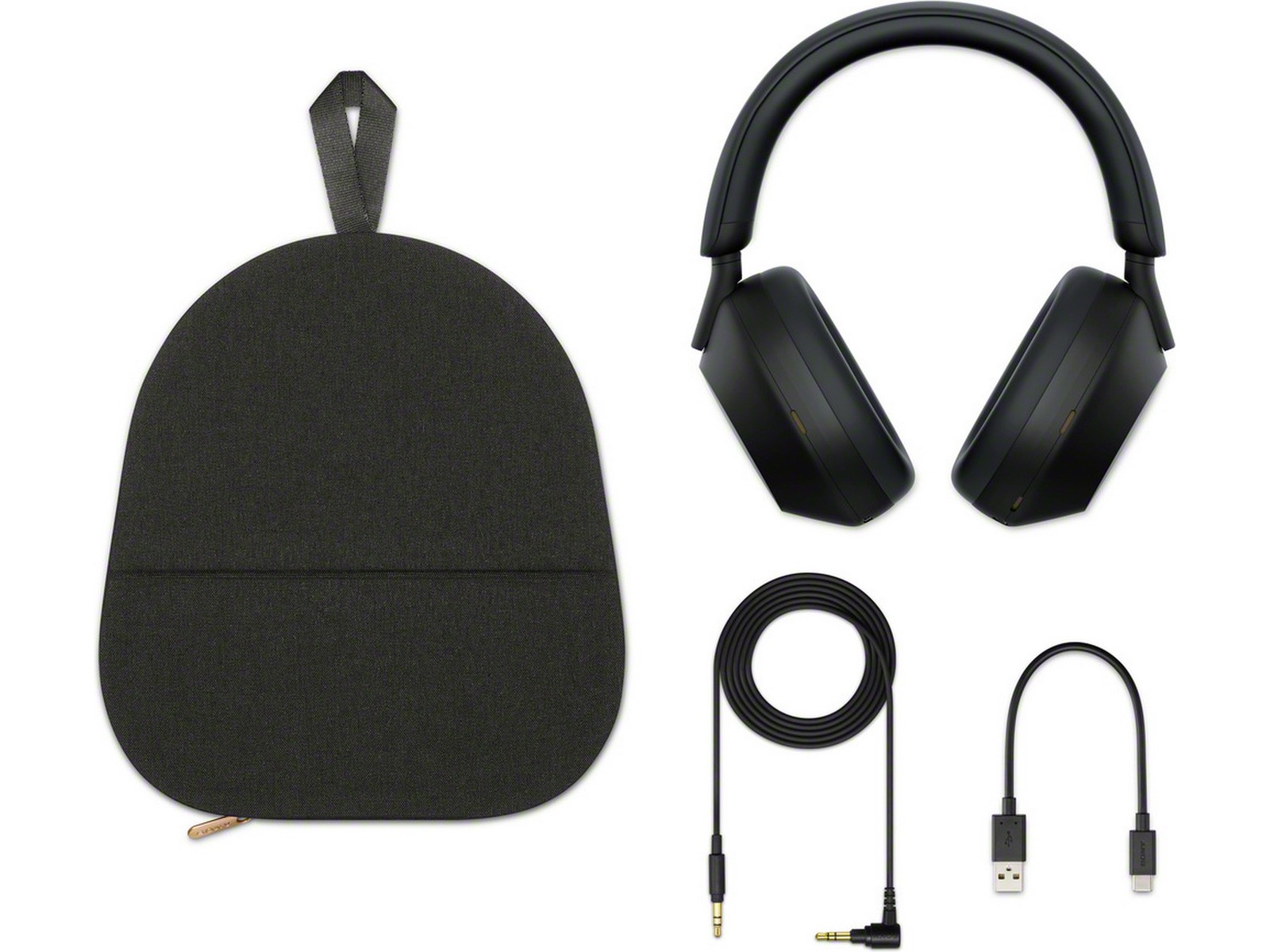 Sony WH-1000XM5 trådlösa hörlurar, Over-Ear (svart) Hörlurar