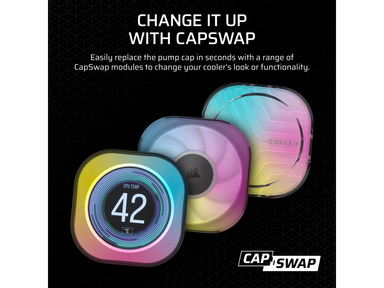 Corsair iCUE LINK Titan 360 RX RGB AIO Kylare (svart) CPU - Vattenkylning