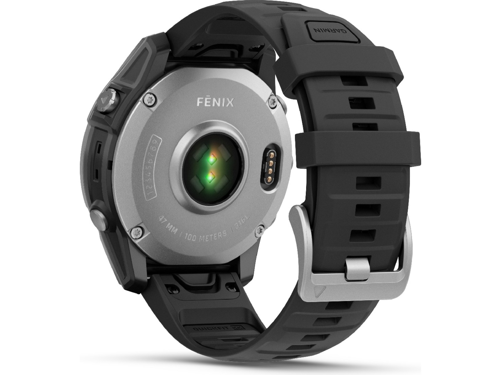 Garmin fenix E 47mm GPS (rostfritt stål/grafit) Smartwatches