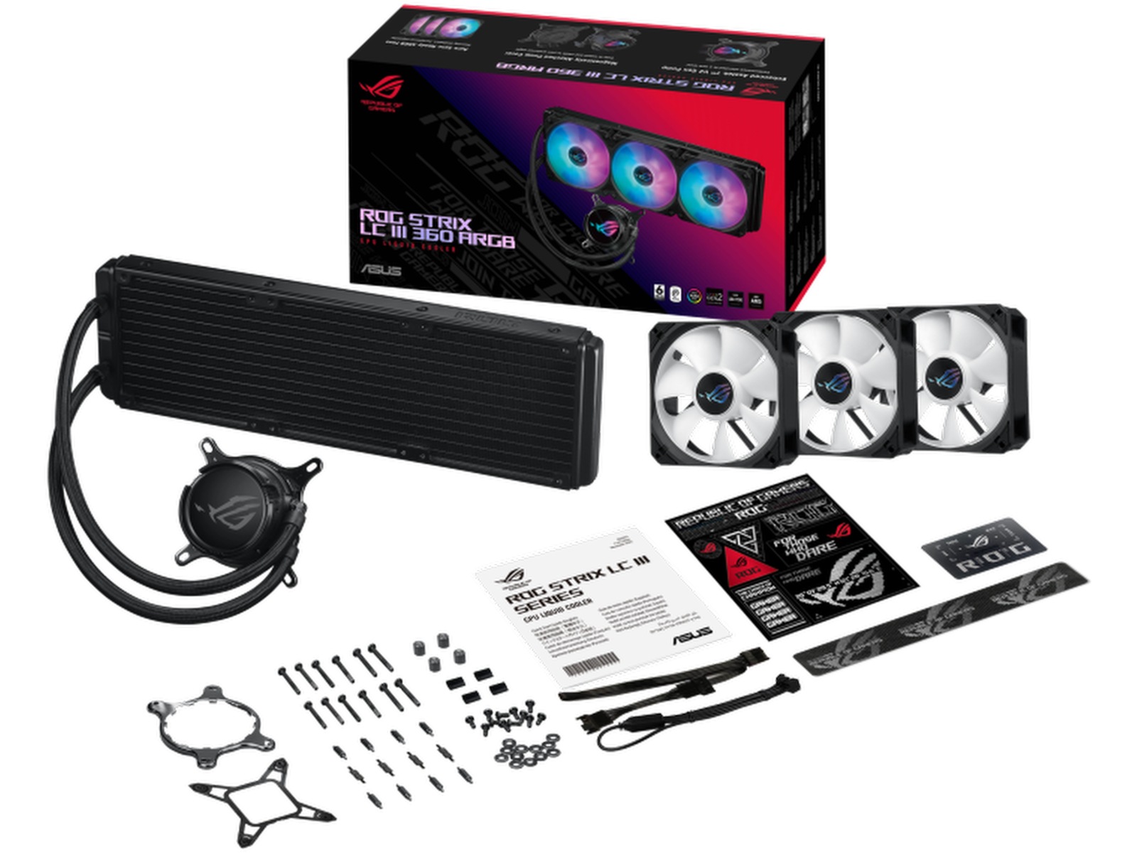 Asus ROG Strix LC III 360 ARGB Kylare (svart) CPU - Vattenkylning