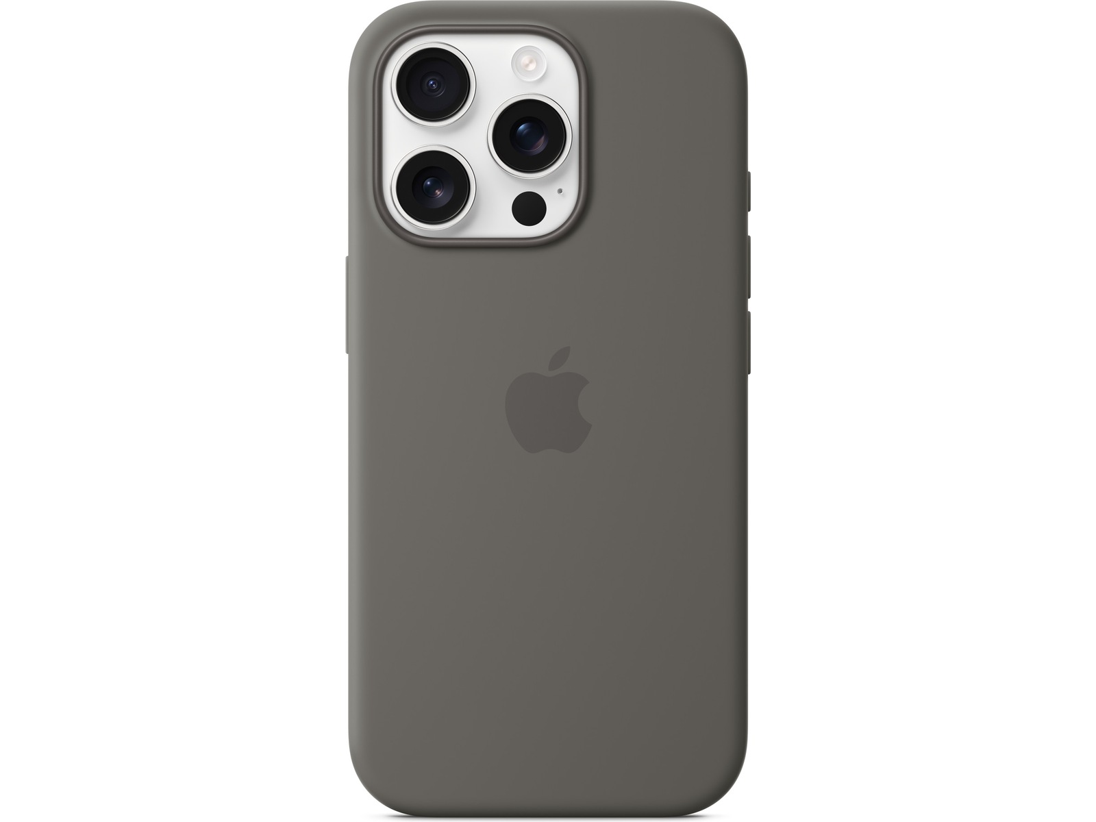 Apple iPhone 16 Pro Silikonskal (granitgrå) Mobilskal