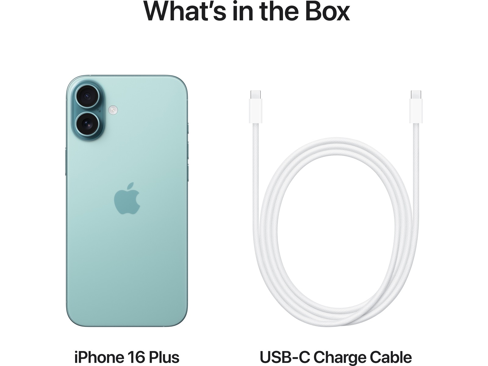 iPhone 16 Plus 128GB (blågrön) Mobiltelefoner