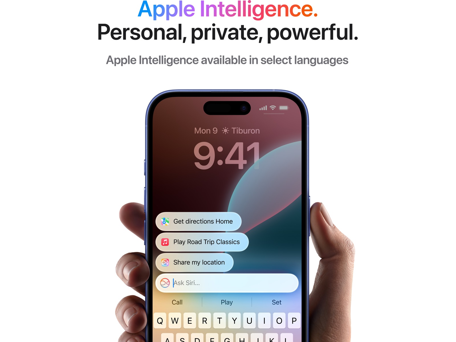 iPhone 16 Plus 256GB (blågrön) Mobiltelefoner