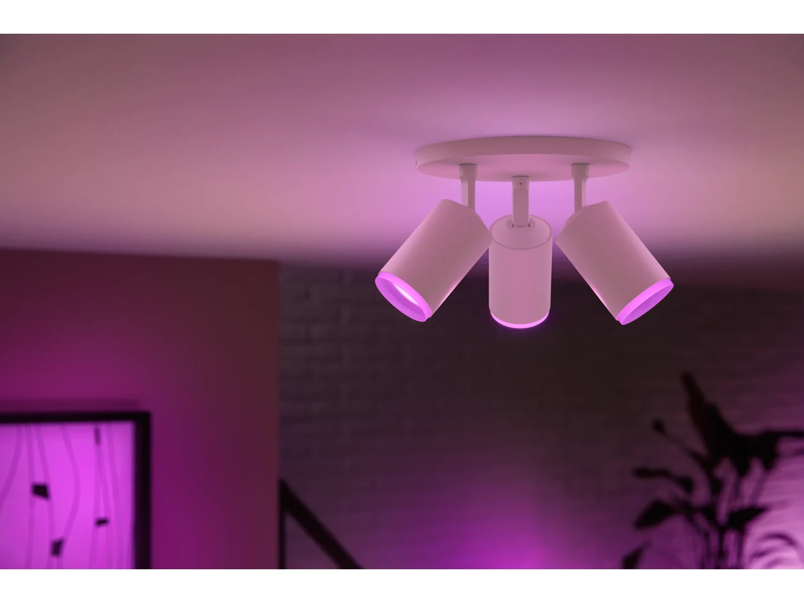 Philips Hue Fugato med 3 spotlights (vit) Taklampa
