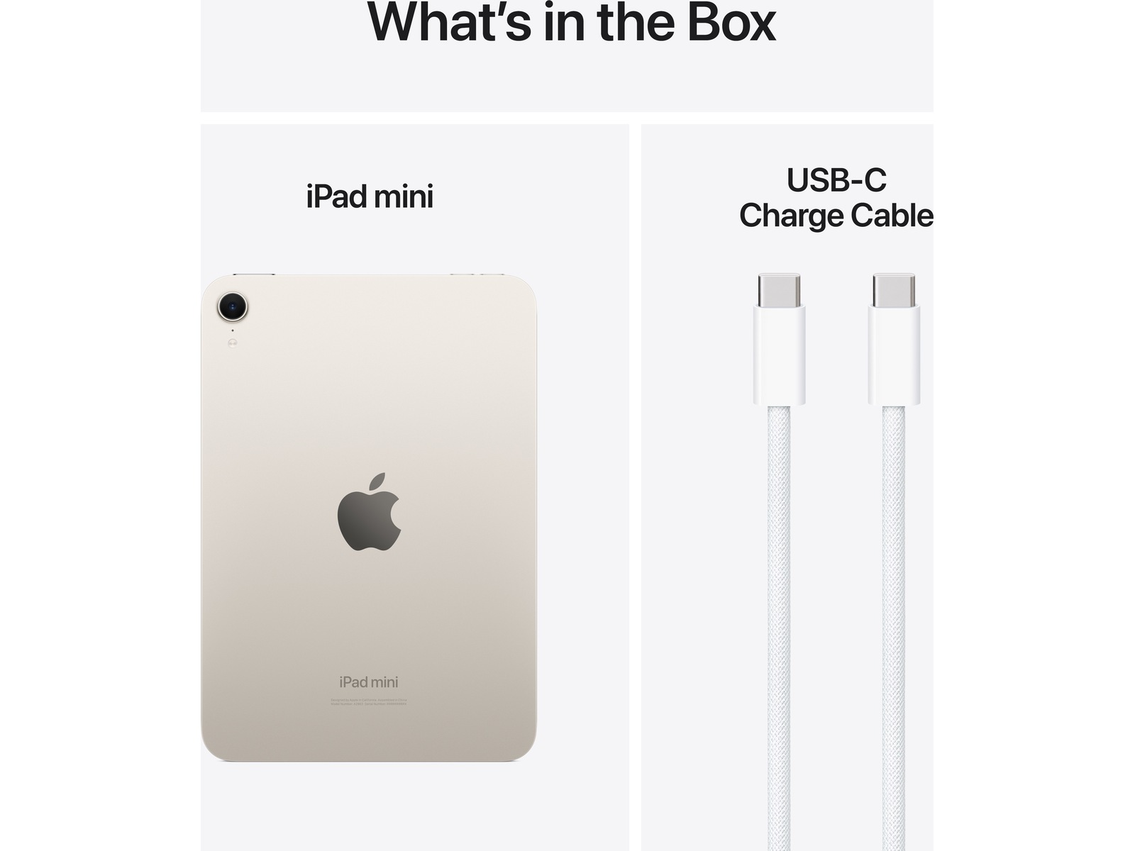 iPad mini Wi-Fi 256GB - Starlight Surfplattor