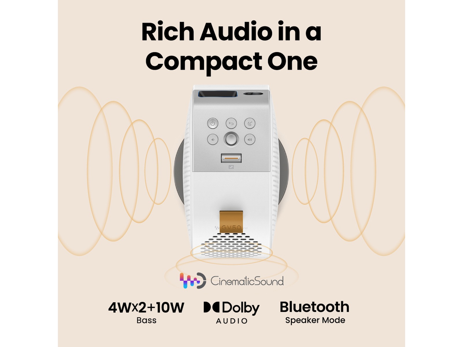 BenQ GV50 bärbar projektor Projektorer