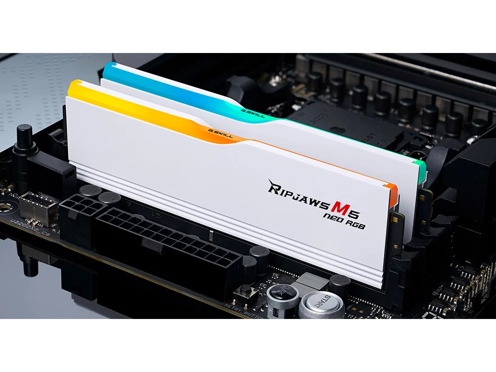 G.Skill Ripjaws M5 NEO 6000MHz DDR5 64GB RGB (vit) Minne