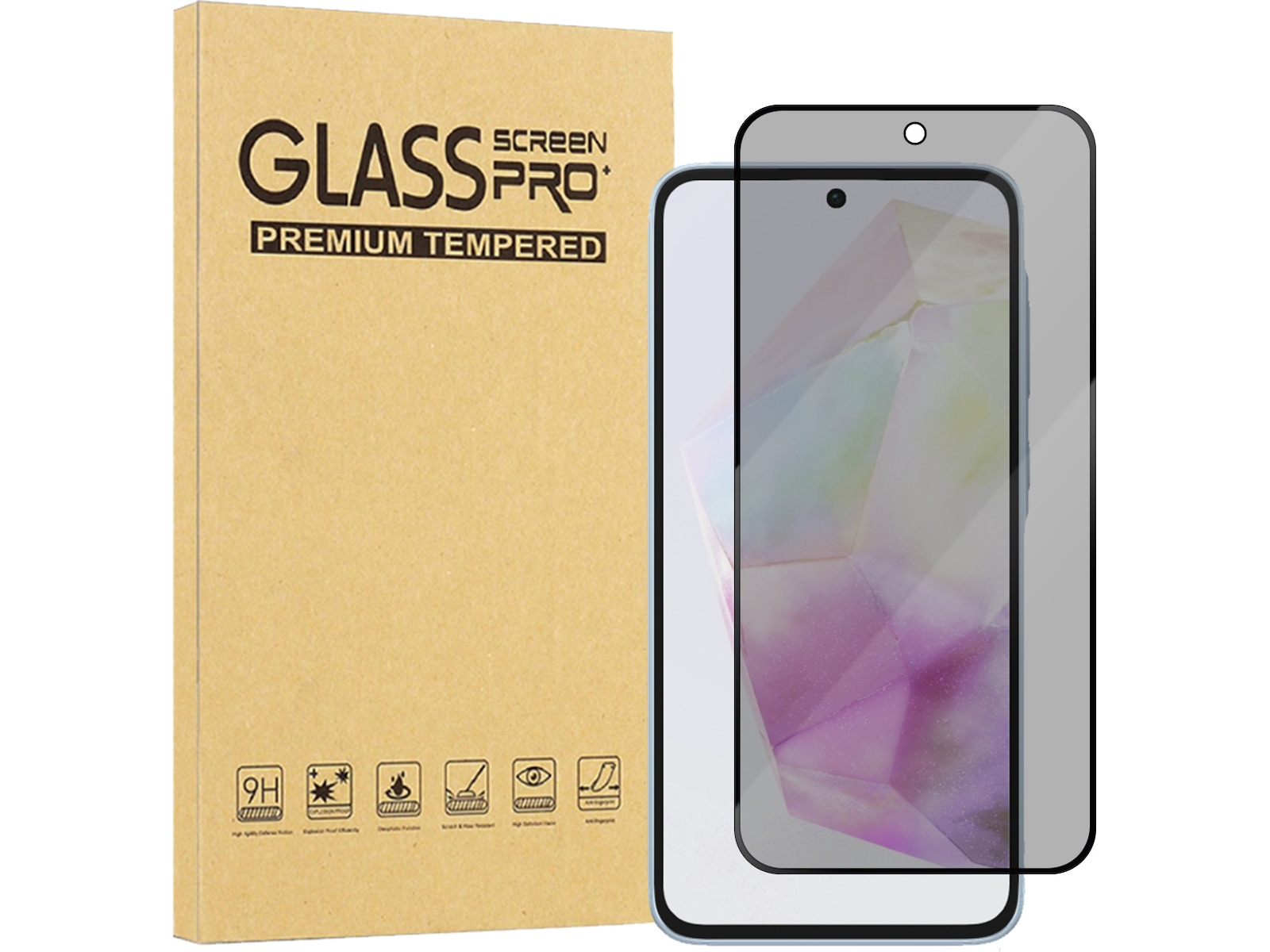 iiglo Galaxy A56 Privacy Skärmskydd Skärmskydd mobiltelefon