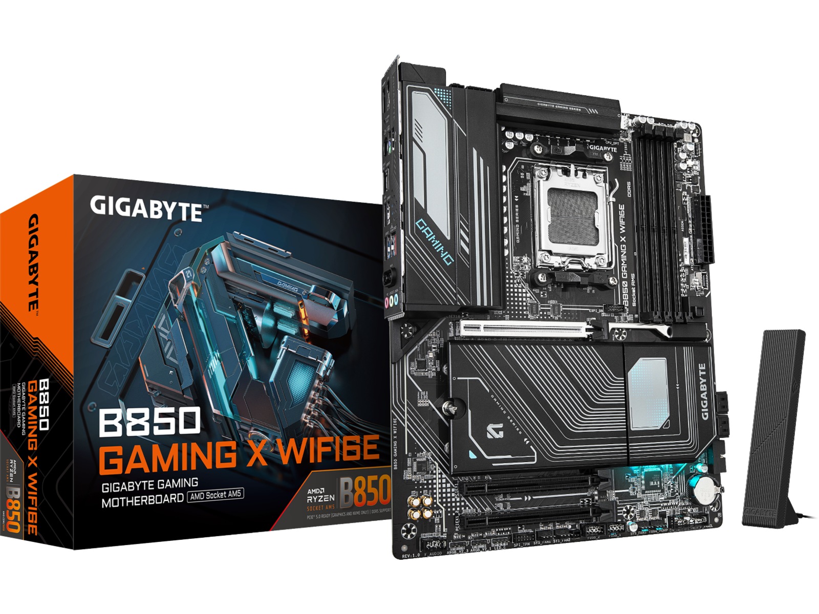 Gigabyte B850 GAMING X WIFI6E Moderkort AMD Socket