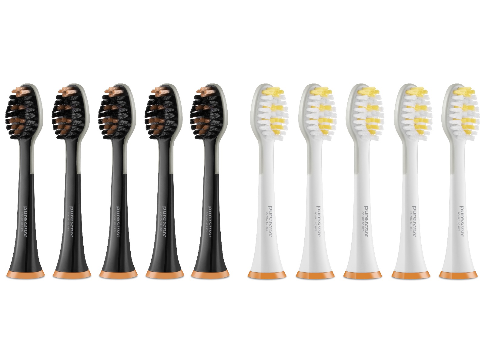 Puresense Dental C Sonic Tandborsthuvuden med tungskrapa 10-pack (large) Tandborsthuvud