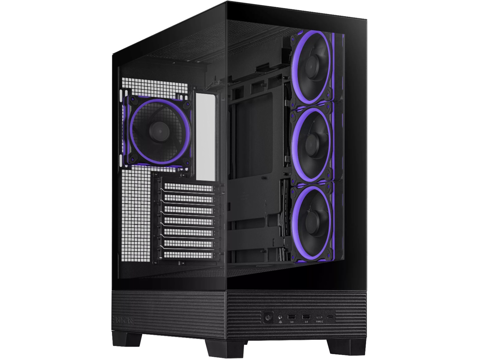 Asus A31 PLUS ARGB Mid Tower (svart) Midi tower