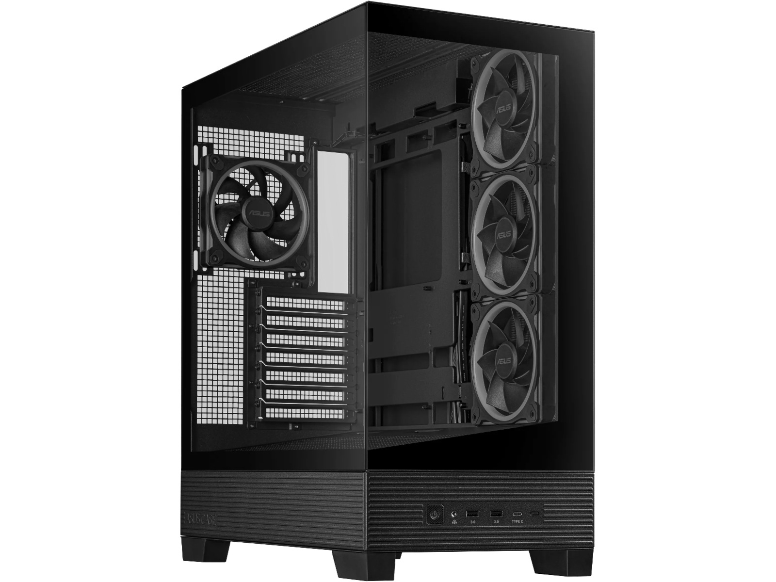 Asus A31 PLUS ARGB Mid Tower (svart) Midi tower