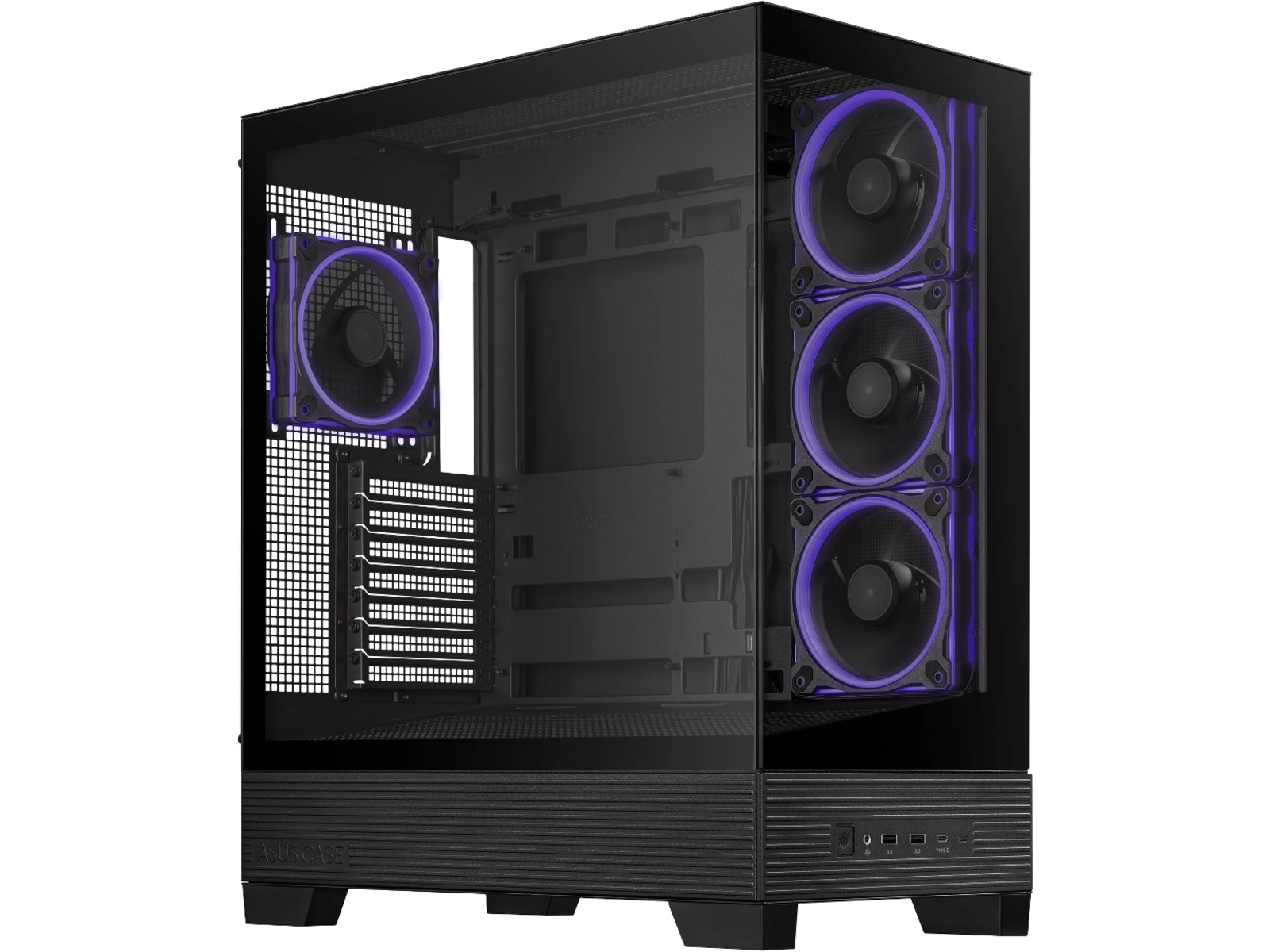 Asus A31 PLUS ARGB Mid Tower (svart) Midi tower