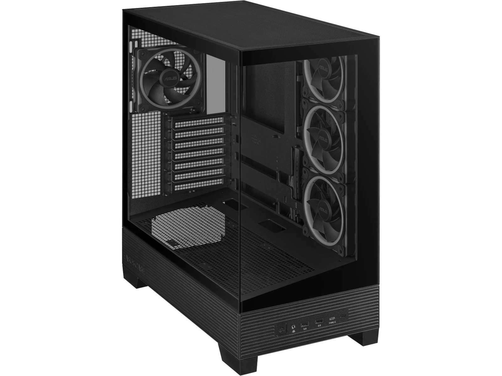 Asus A31 PLUS ARGB Mid Tower (svart) Midi tower