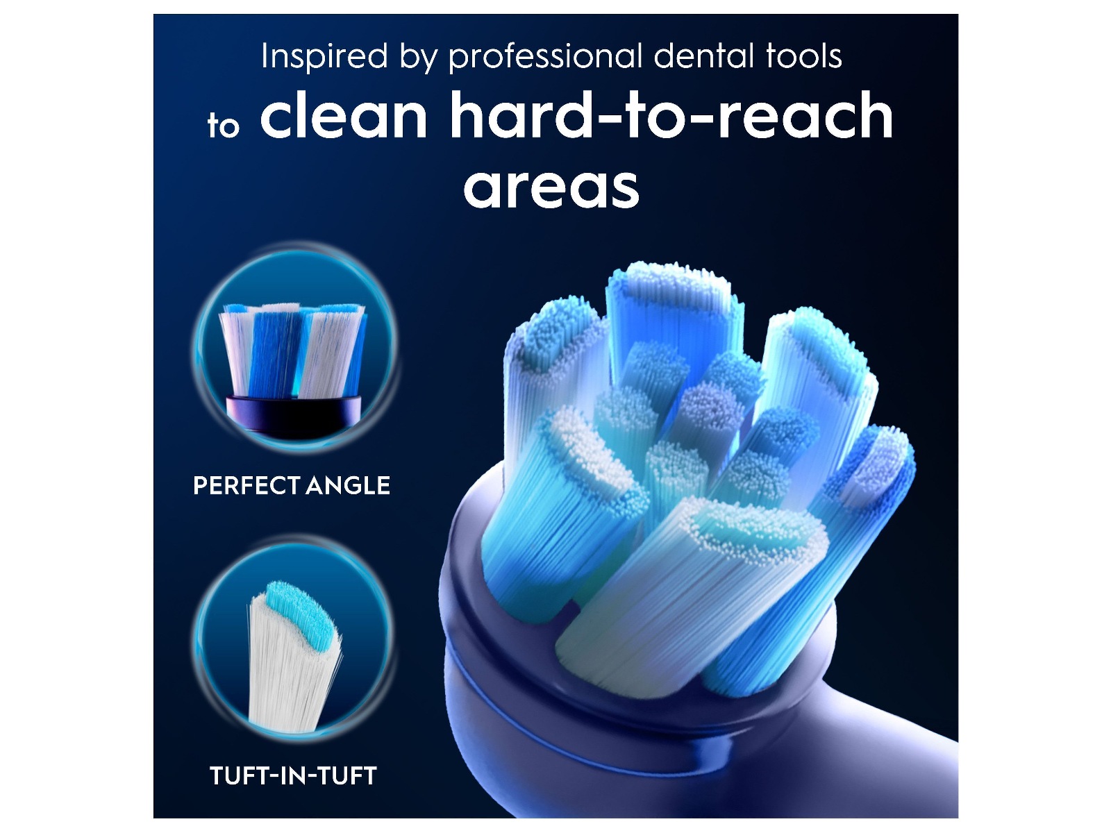 Oral-B iO Ultimate Clean borsthuvuden 6 st (vit) Tandborsthuvud