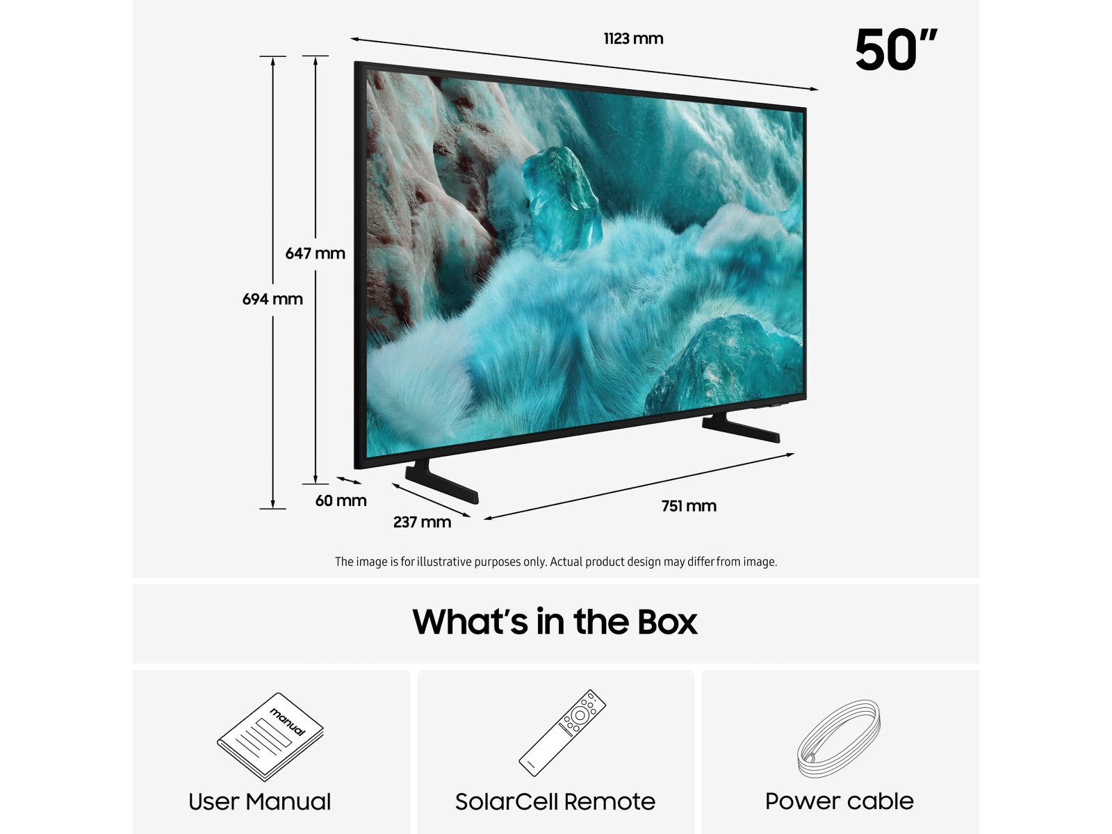 Samsung Q7FA QLED 4K smart-TV 50 tum (2025) 50 - 59 tums TV