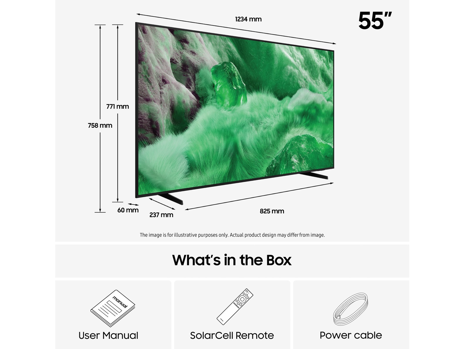 Samsung 55" Q7F2 QLED 4K smart-TV (2025) 50 - 59 tums TV