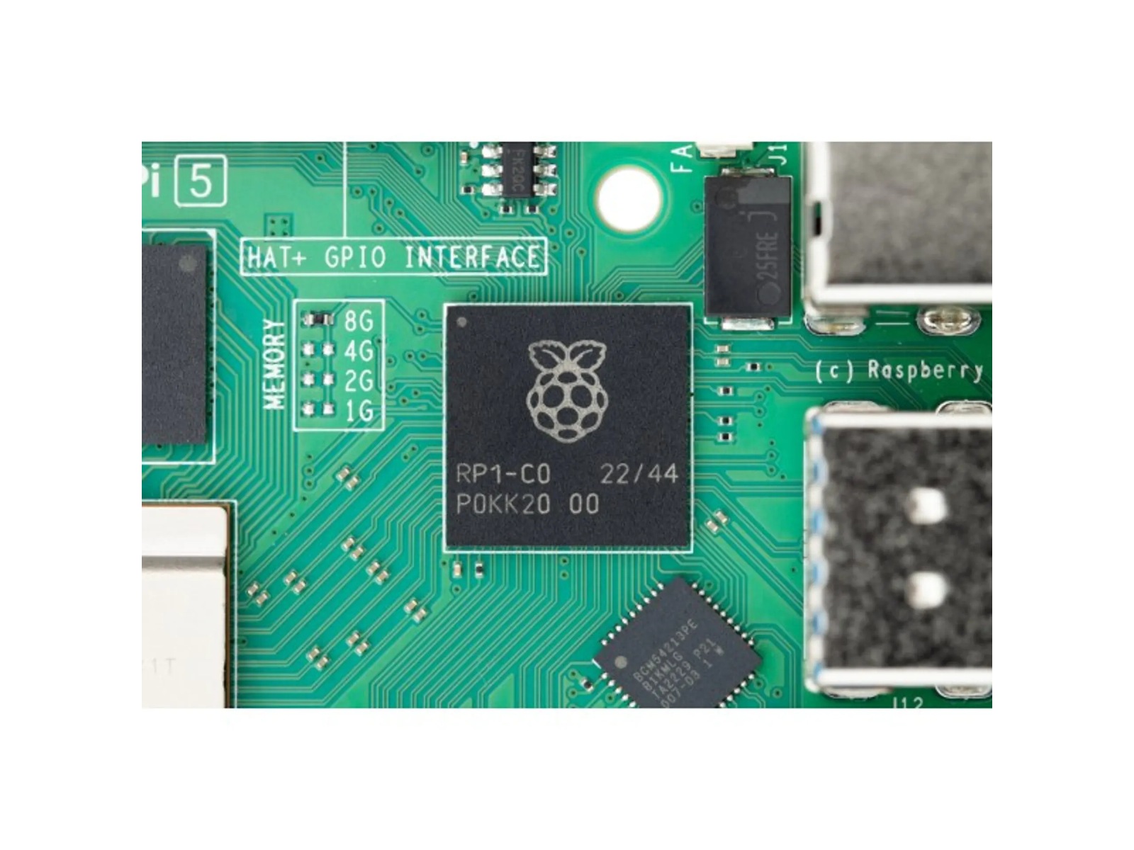 Raspberry Pi 5 16GB Integrerad CPU