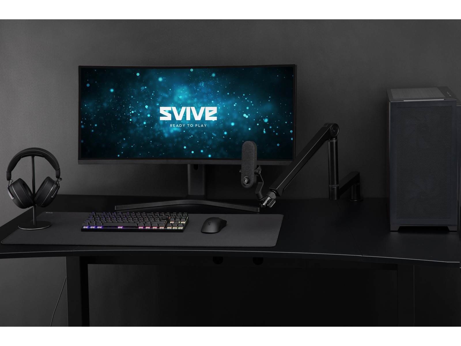 Svive Mikrofonarm Lav Profil Streaming tillbehör