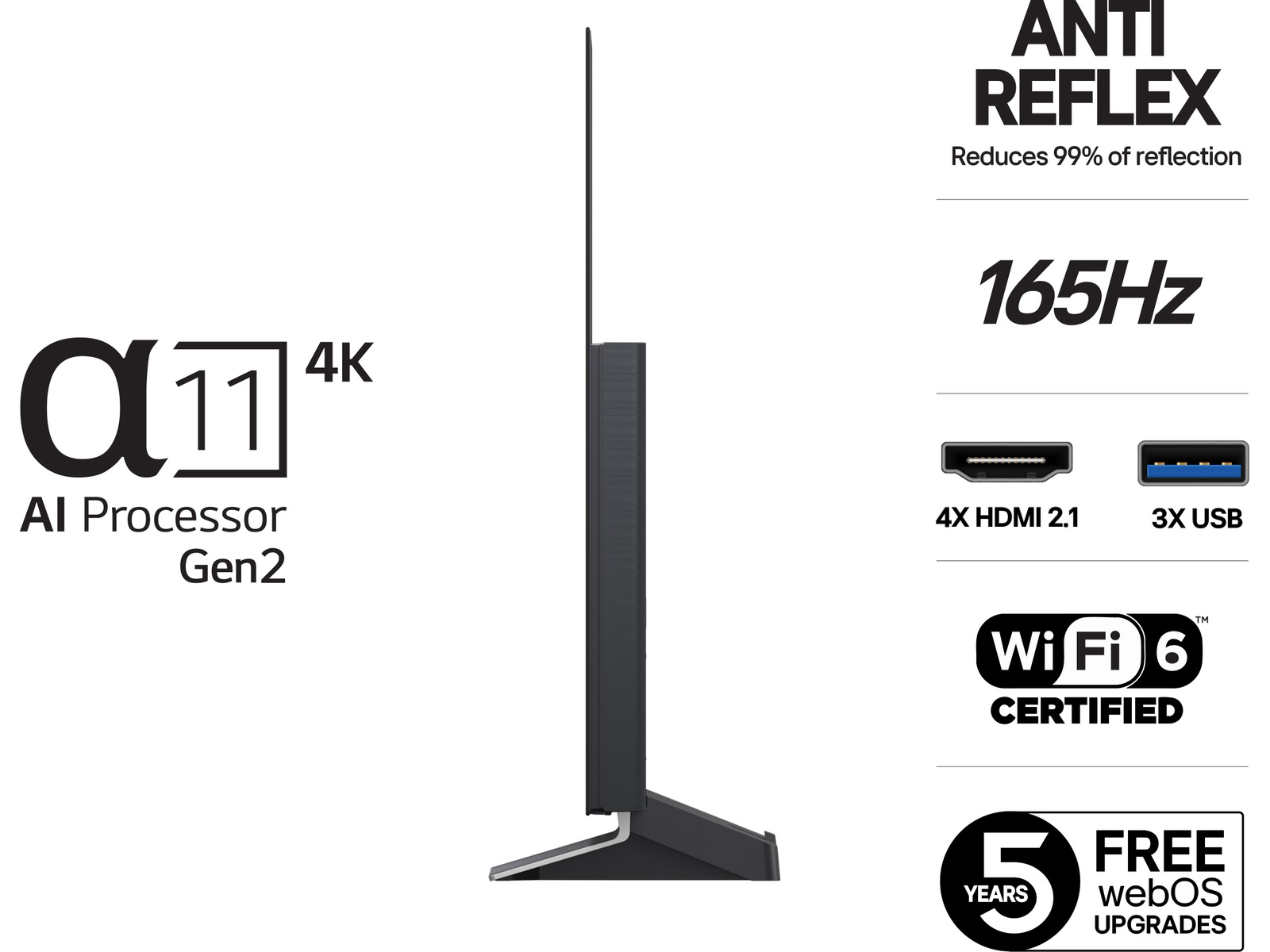 LG 48" G5 AI 4K OLED Smart TV (2025) 20 - 49 tums TV
