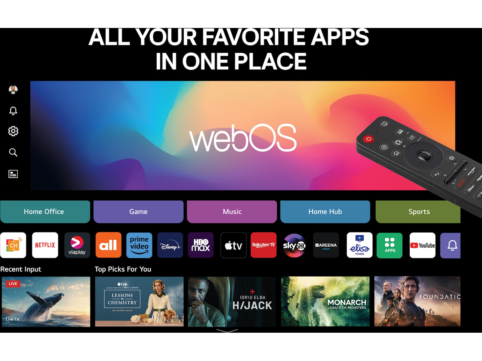 LG 55" G5 AI 4K OLED Smart TV (2025) 50 - 59 tums TV