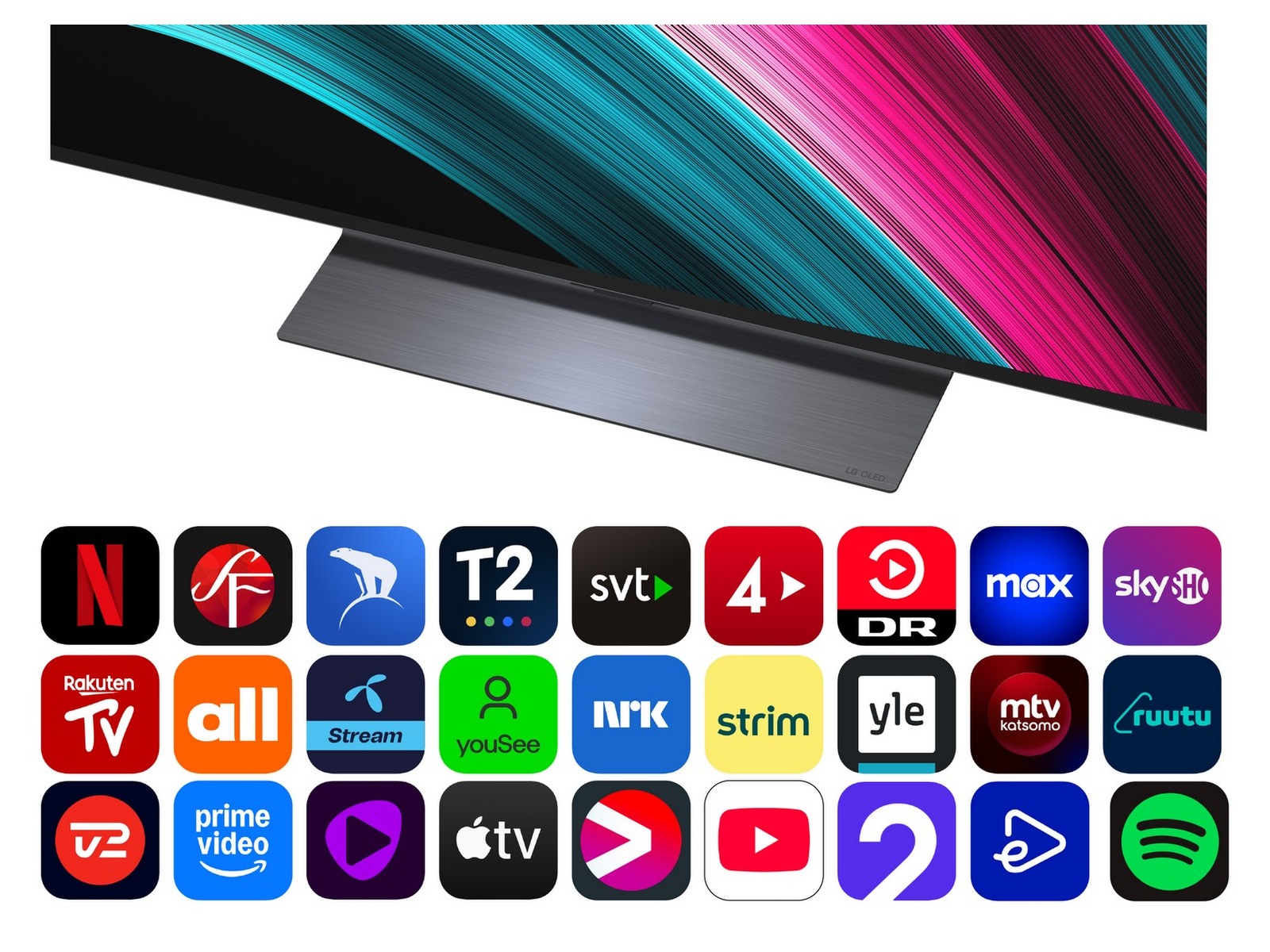 LG 65" C5 AI 4K OLED smart-TV (2025) 60 - 69 tums TV