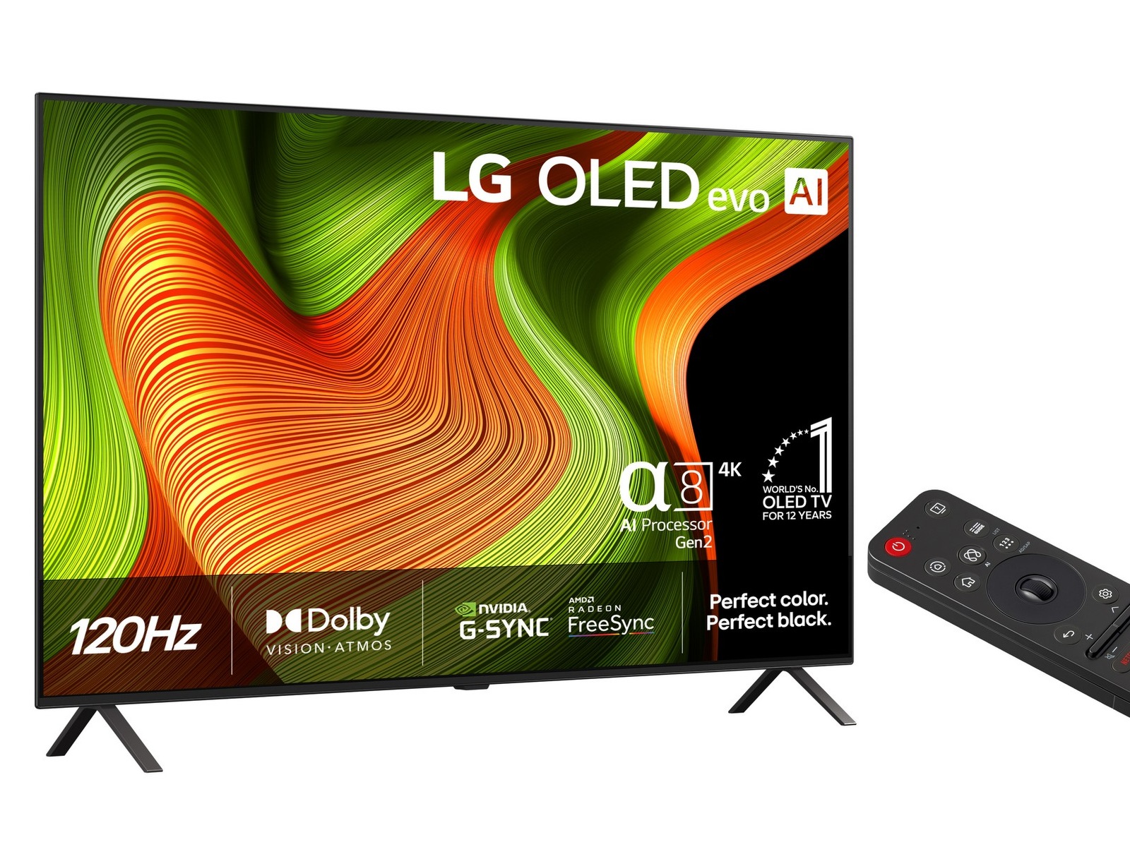 LG 55" B5 AI 4K OLED smart-TV (2025) 50 - 59 tums TV