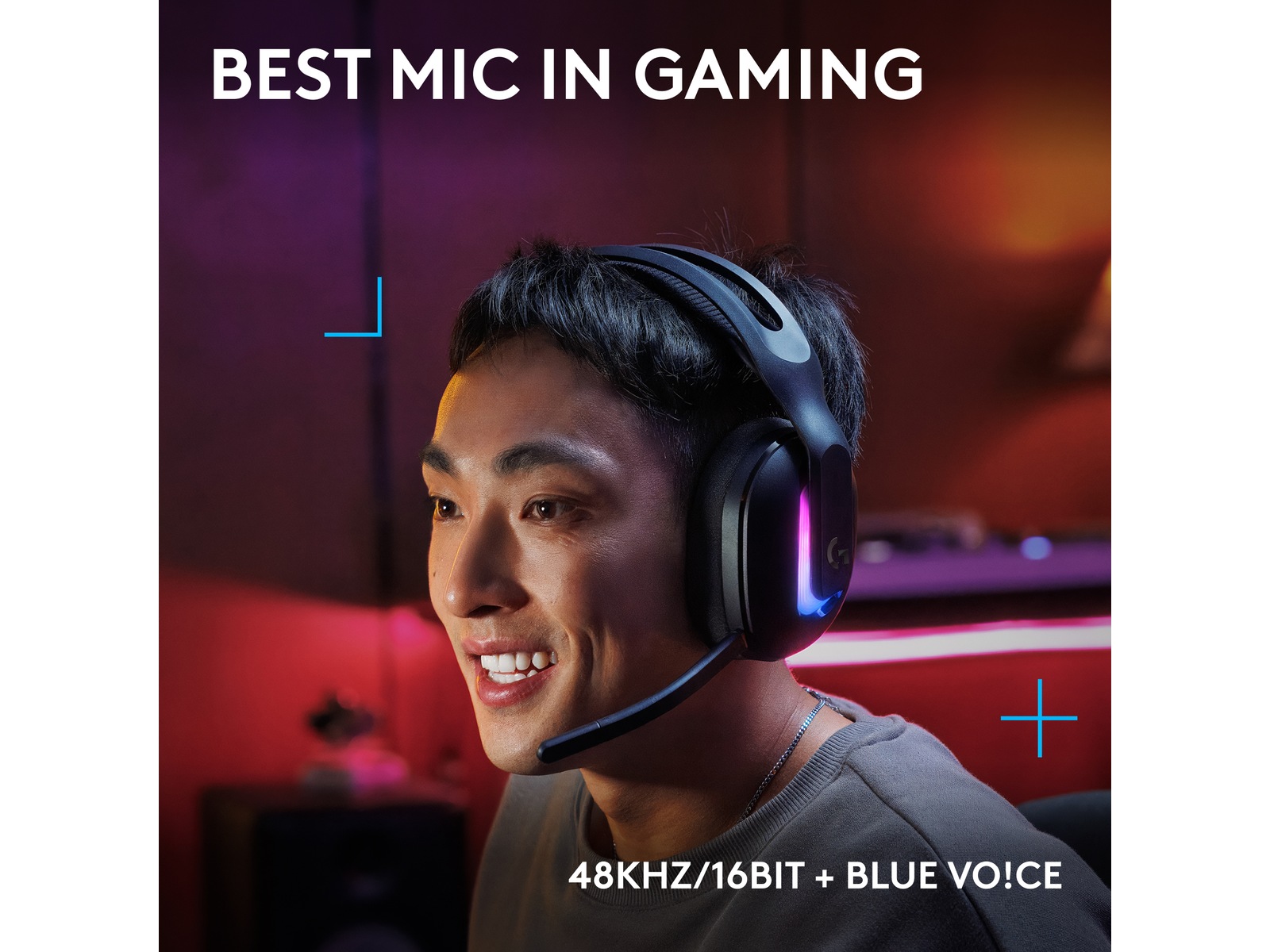 Logitech G522 Lightspeed trådlöst gamingheadset (svart) Gamingheadset
