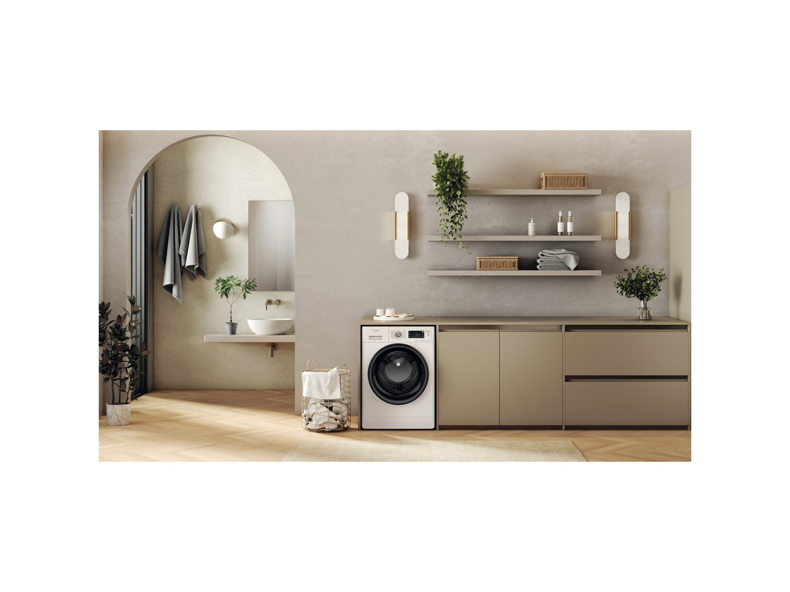 Whirlpool FFB 7469 BV EE Tvättmaskin (vit) Tvättmaskin