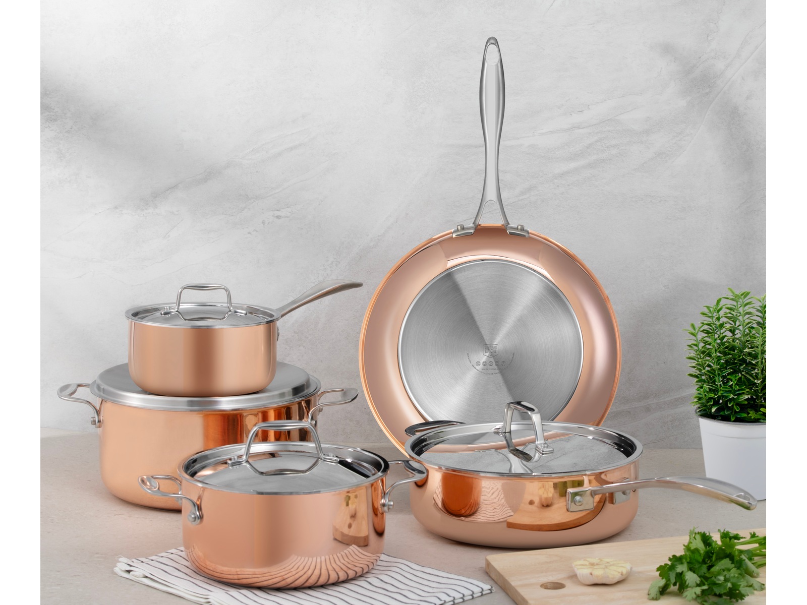 Austin and Barbeque AABQ Pro stekpanna Ø 28cm Pannor