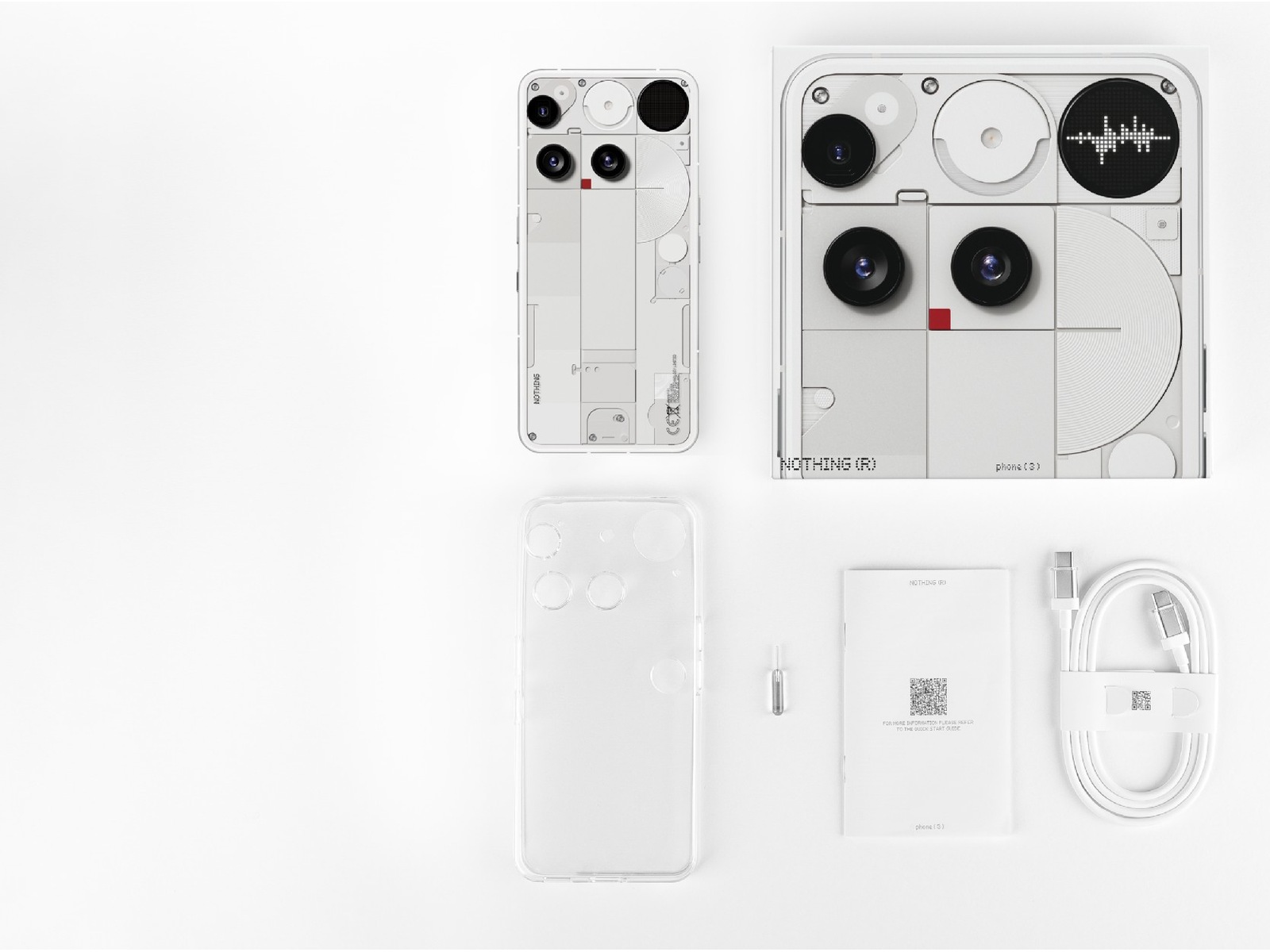 Nothing Phone (3) 256GB (svart) Mobiltelefoner