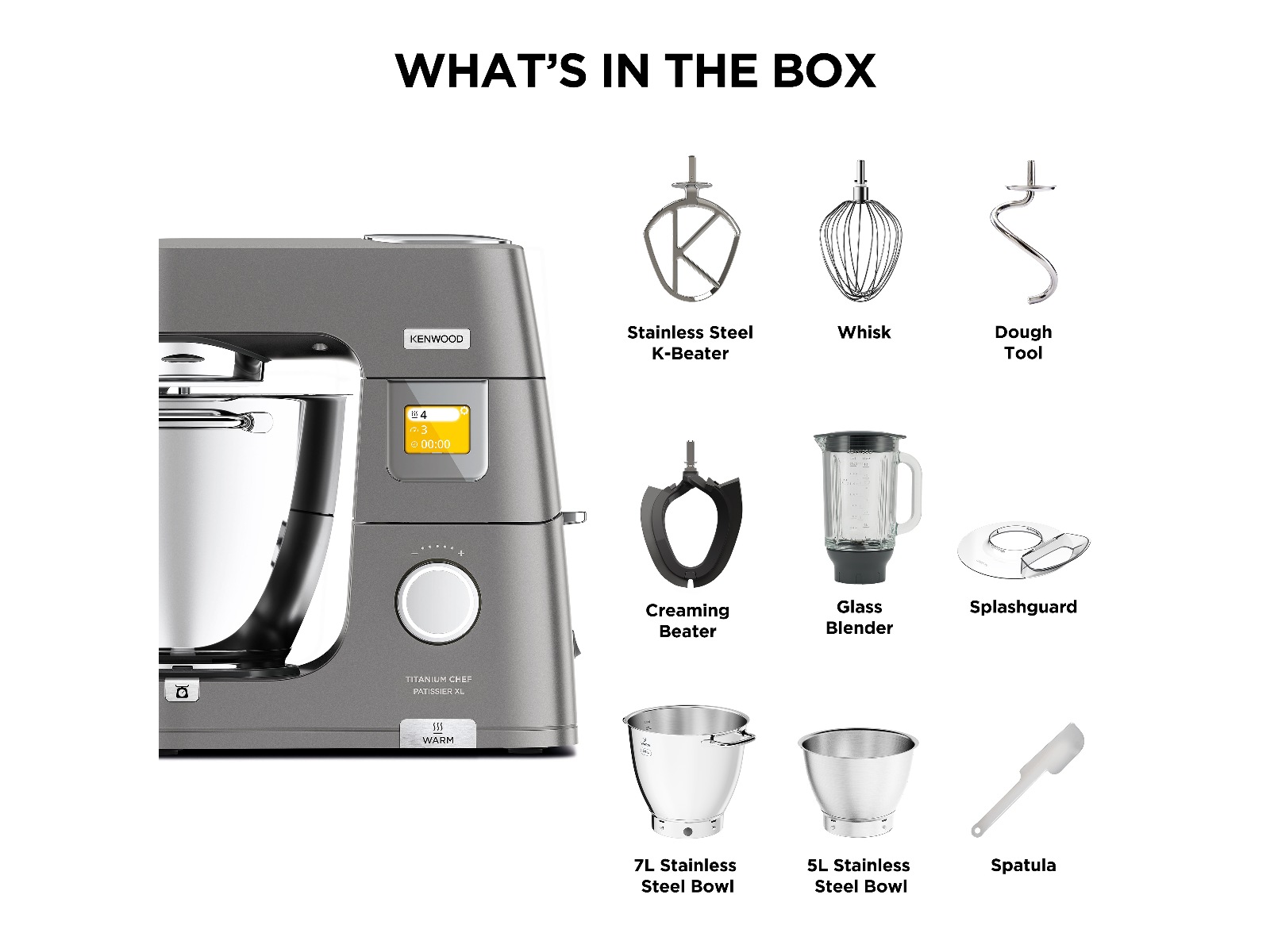 Kenwood Titanium Chef Patissier XL köksmaskin Köksmaskiner