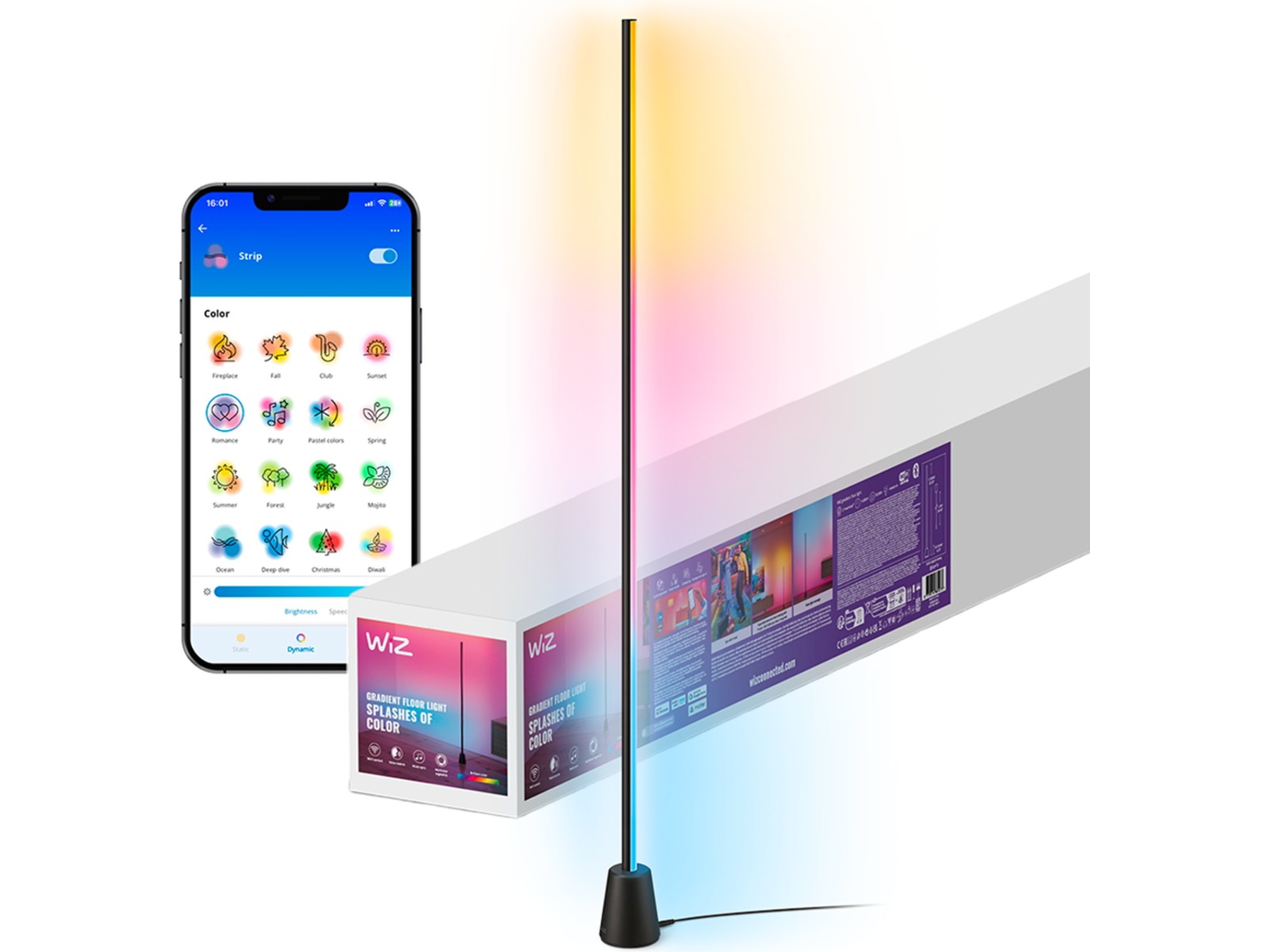 WiZ RGBIC Gradient golvlampa Golvlampa