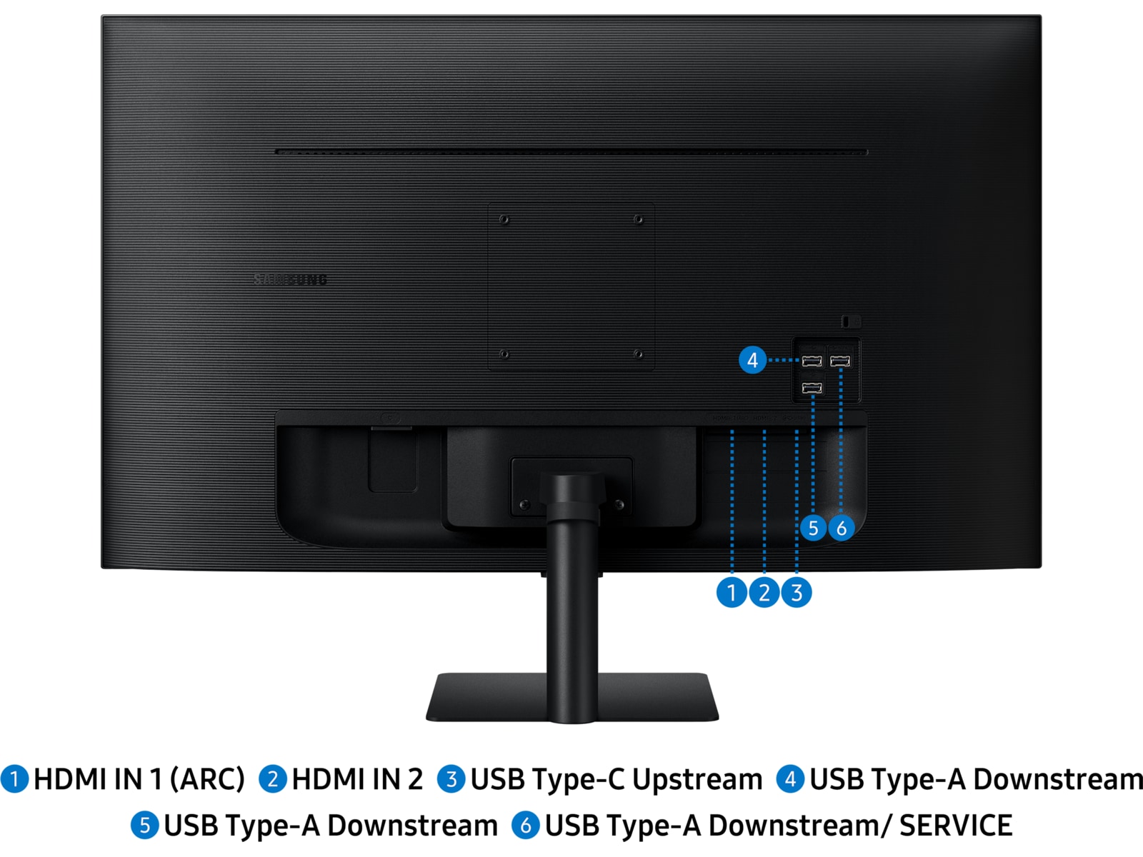 Samsung 32" 4K smart skärm M7 32FM702 (svart) Bildskärmar