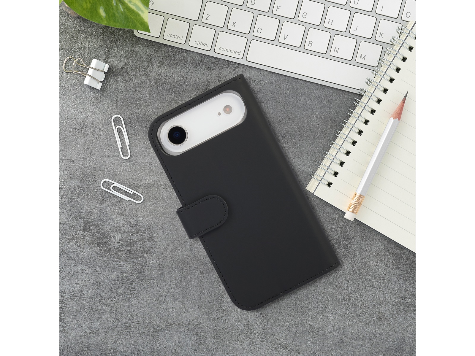 iiglo iPhone Air Plånboksfodral (svart) Mobilskal