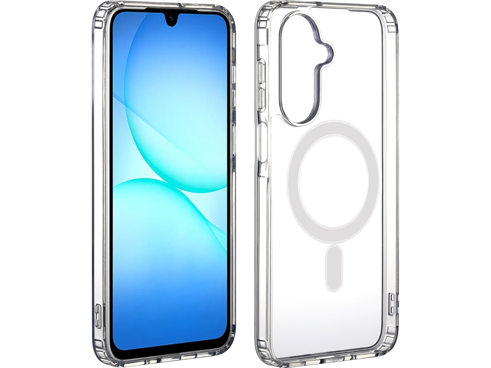 iiglo Galaxy A17 Magnetic Silikonskal (transparent) Mobilskal