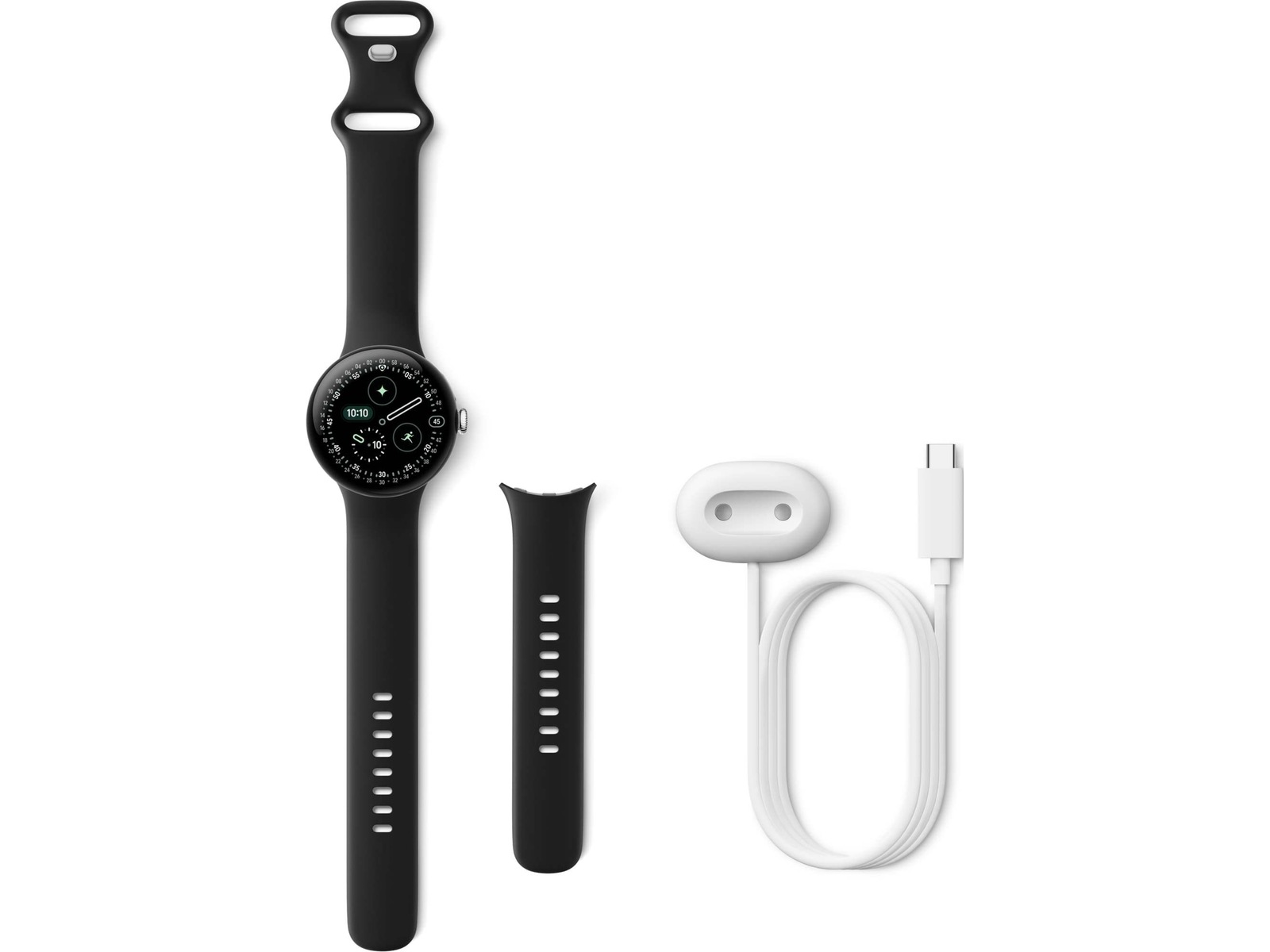 Google Pixel Watch 4 41mm WiFi (svart) Smartwatches